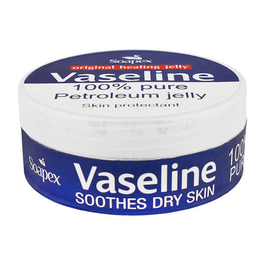 Soapex Vaseline 100% Pure Healing Petroleum Jelly, Blue, For Dry Skin, 220ml